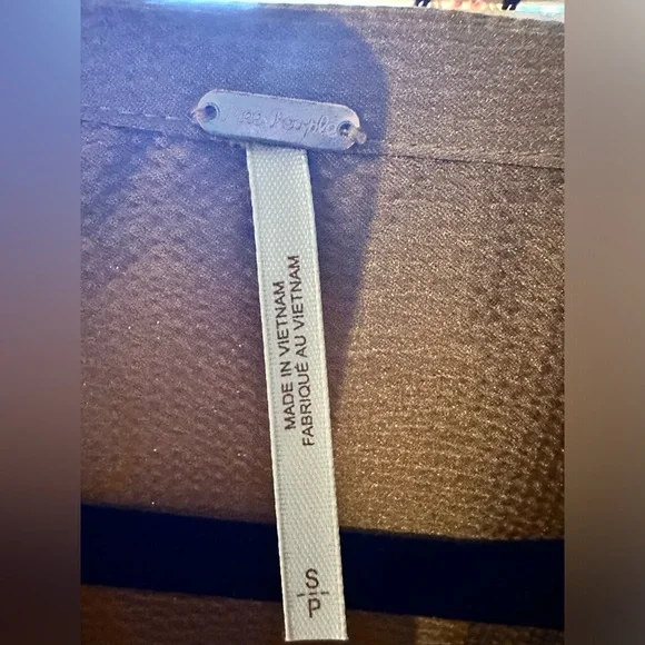 Elegant Copper Ruched Blouse - Picture 4 of 4